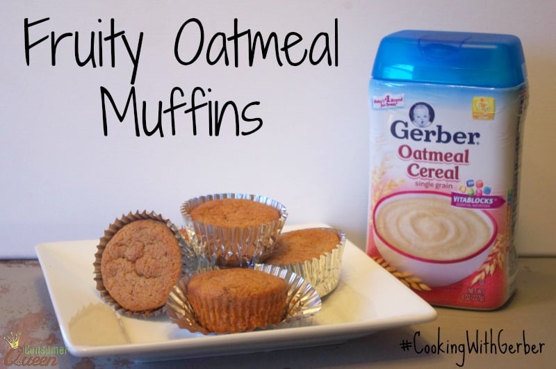 Make Fruity Oatmeal Muffins With Gerber Cereal Consumer Queen