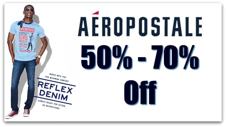 Aeropostale: 50% to 70% Off Everything Summer Blow Out