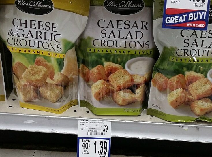 Mrs. Cubbison's Croutons 89¢ at Homeland &amp; Country Mart!