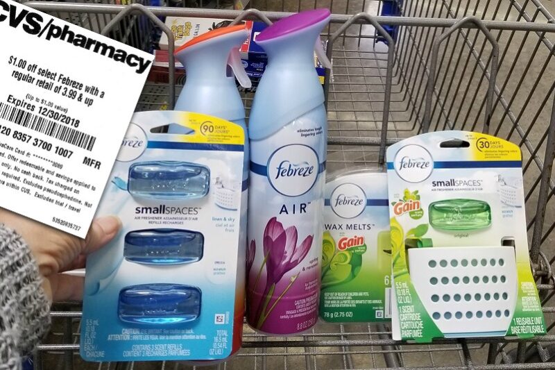 Febreze Products 99¢ at CVS Next Week No ExtraBucks Involved