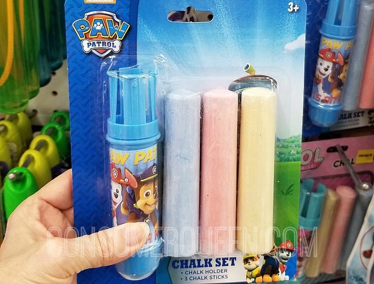 paw patrol chalk set