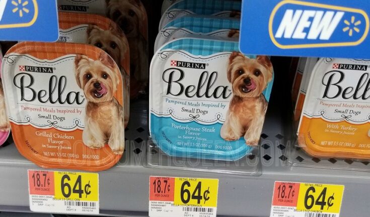 Bella Dog Food Coupons &amp; Walmart Deals - as Low as 31¢