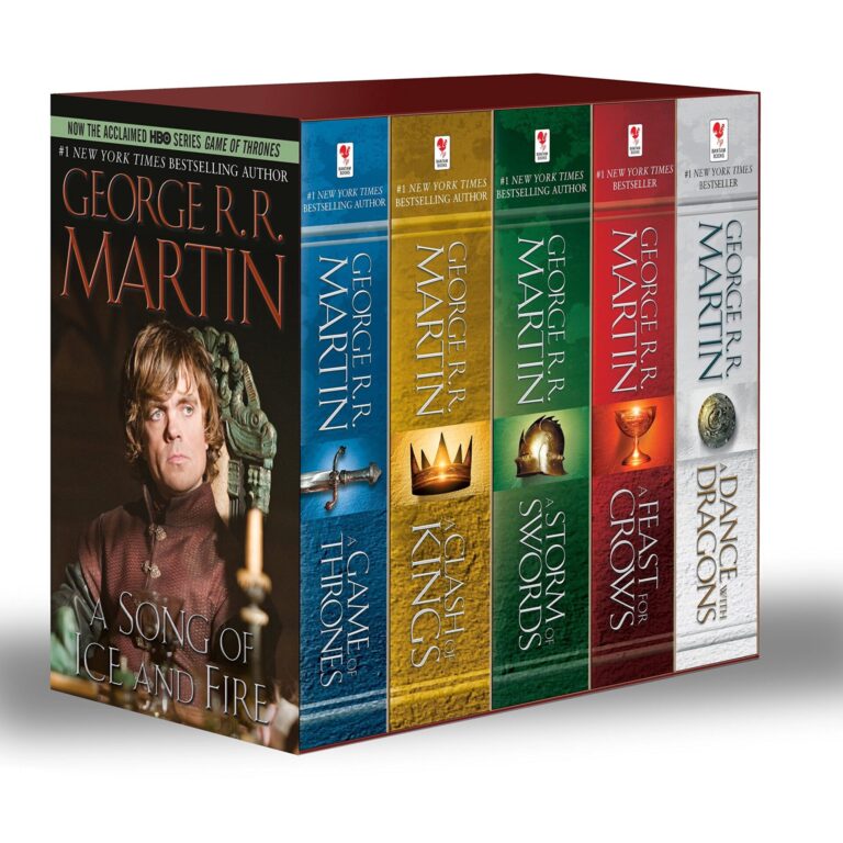 game of thrones 5 book boxed set