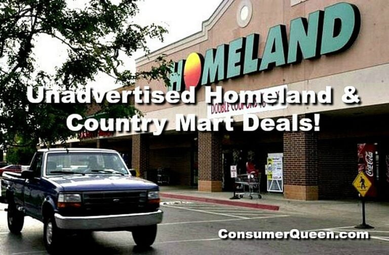 unadvertised homeland & country mart deals