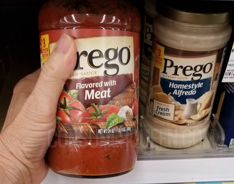 Prego Spaghetti Sauce 23¢ at WinCo (Text Offer) After Cash Back.