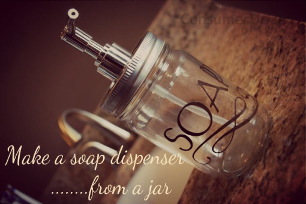 Make a Trendy Soap Dispenser From an Old Jar 4 Easy Steps