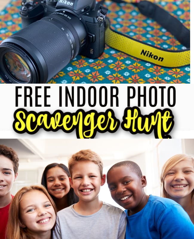 Free Kids Scavenger Hunt Printable