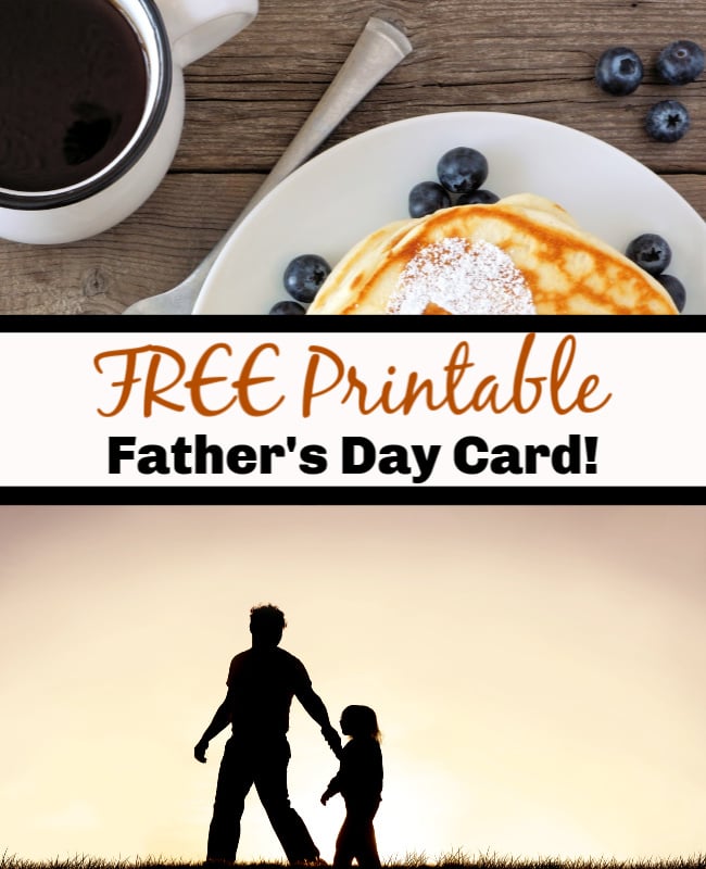 Free Printable Fathers Day Card Make Your Own Card For Dad