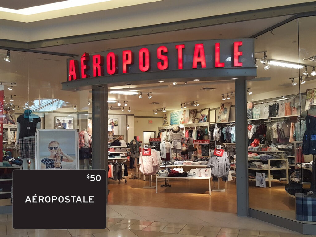 Aeropostale $50 Gift Card ONLY $40 - Immediate Free Delivery!