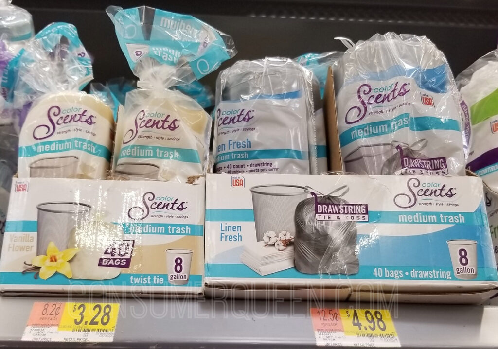 Color Scents 8 Gallon 40-ct. Trash Bags as Low as $2.28 at Walmart