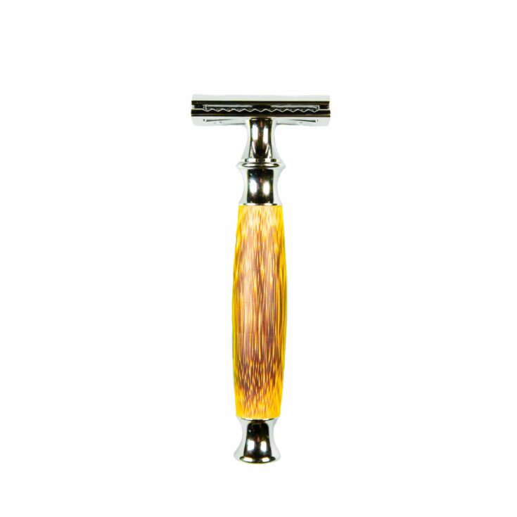 Image for Plastic-Free Razor - Double Edge Safety Razor with Bamboo from The Clear Confidence Company