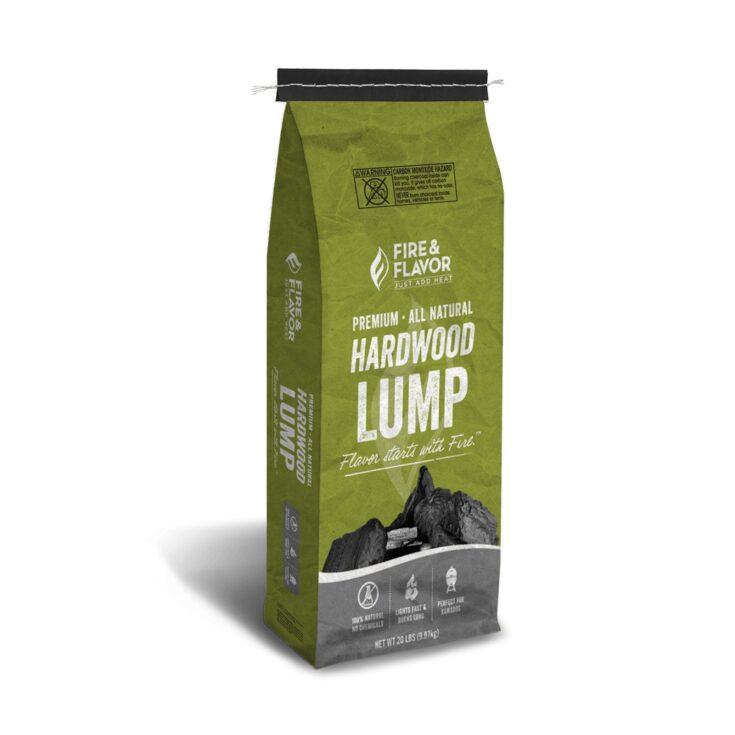 Image for Fire & Flavor Premium XL Hardwood Lump Charcoal