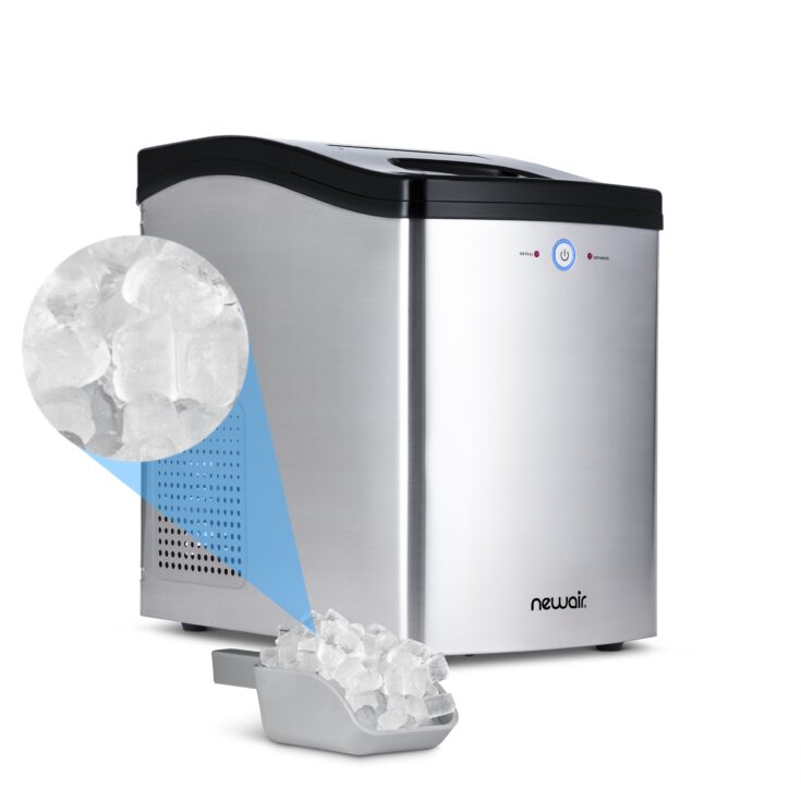 Image for Newair Nugget Ice Maker, Sonic Speed Countertop Crunchy Ice Pellet Machine 45 lbs. of Ice a Day 