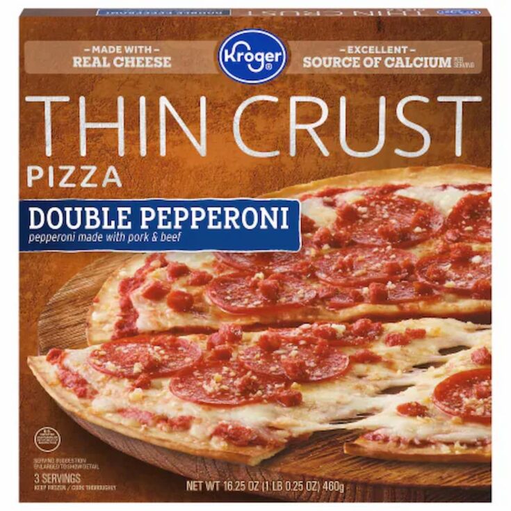 Image for Kroger - Thin Crust Double Pepperoni Pizza