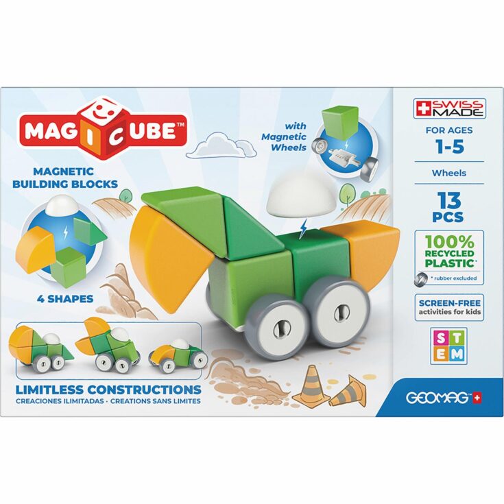 Image for Geomagworld - Magicubes Shapes Recycled, 13 Pieces