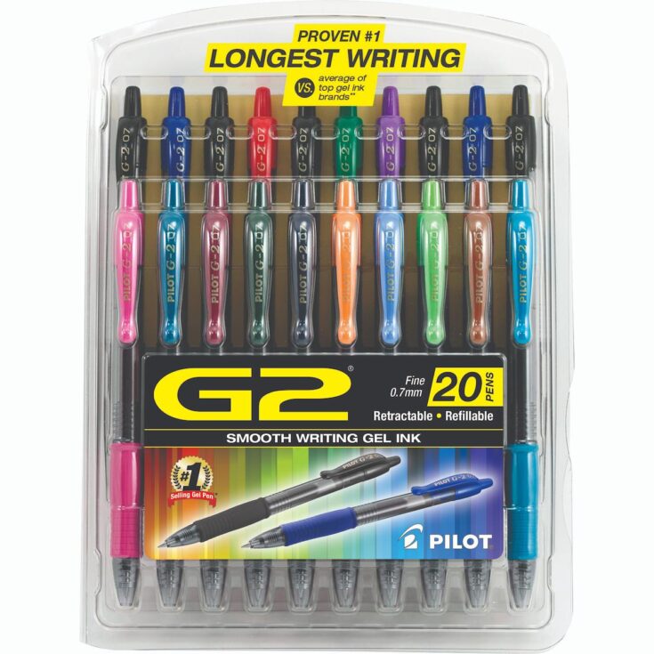Image for Pilot G2 07 Retractable Gel Ink Pens