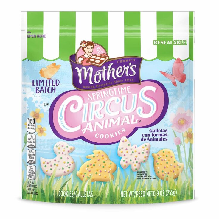 Image for Mother's Spring Time Circus Animal Cookies, 9 Ounce