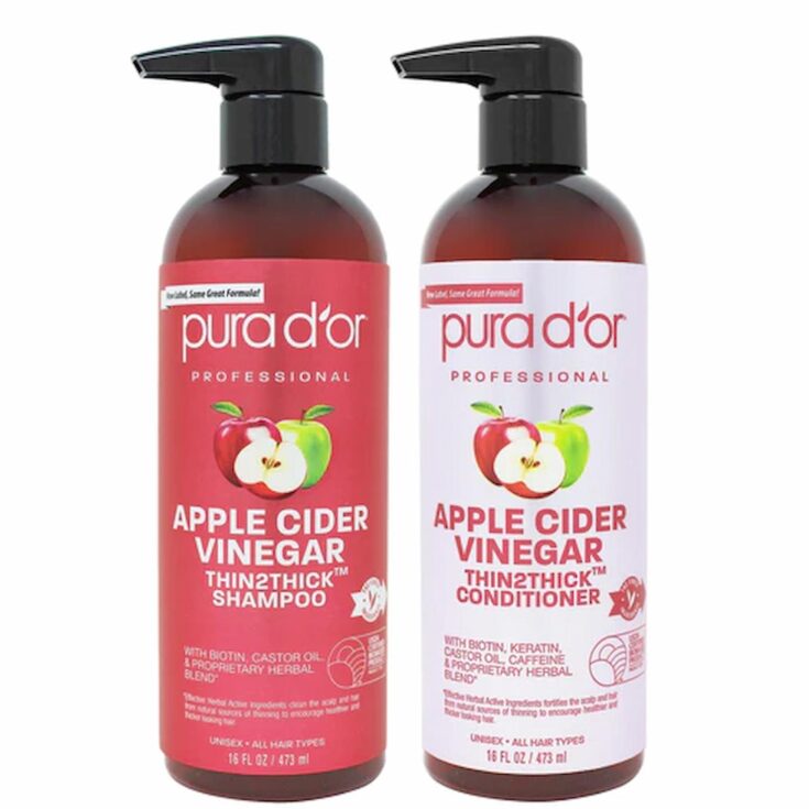 Image for Apple Cider Vinegar Thin2Thick Shampoo and Conditioner Set - PURA D’OR