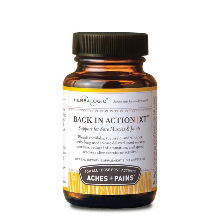 Image for Herbalogic - Natural Anti-Inflammatory Support  Back in Action XT Capsules