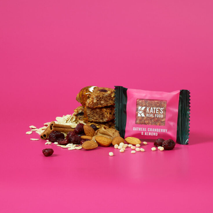 Image for Gluten-Free Oatmeal Cranberry & Almond Bars- Kate's Real Food