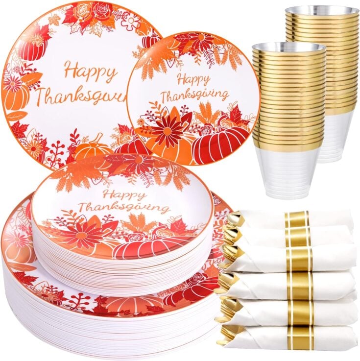 Thanksgiving Tableware Disposable