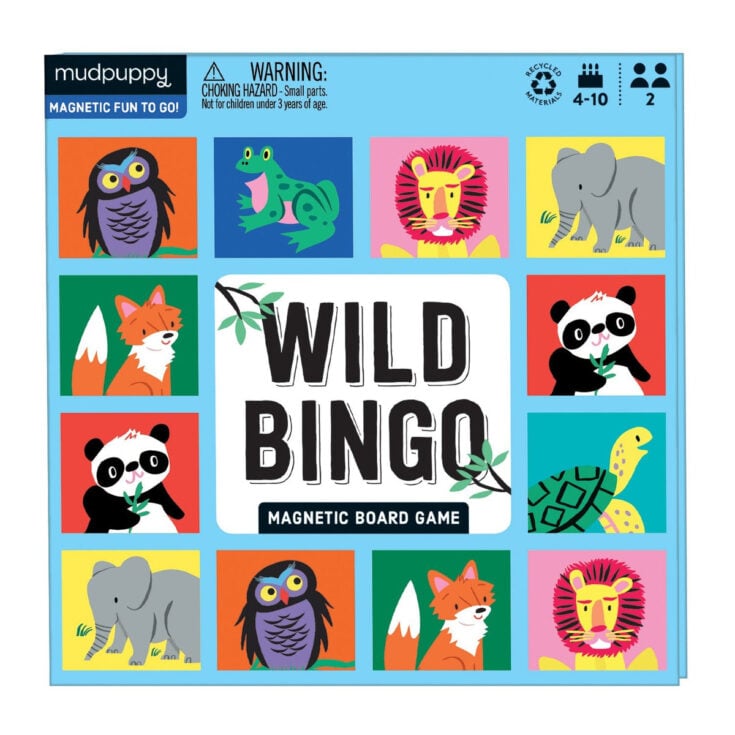 Image for Wild Bingo Magnetic Board Game Mudpuppy