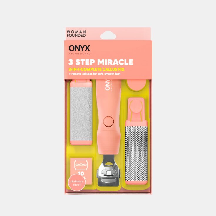 Image for 3 Step Miracle Complete Callus Fix- Onyx