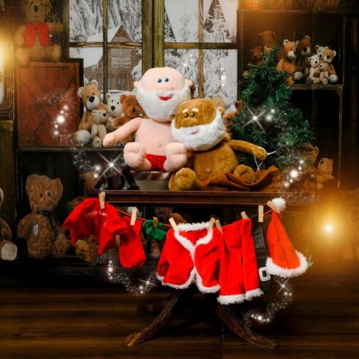 santa clothes doll