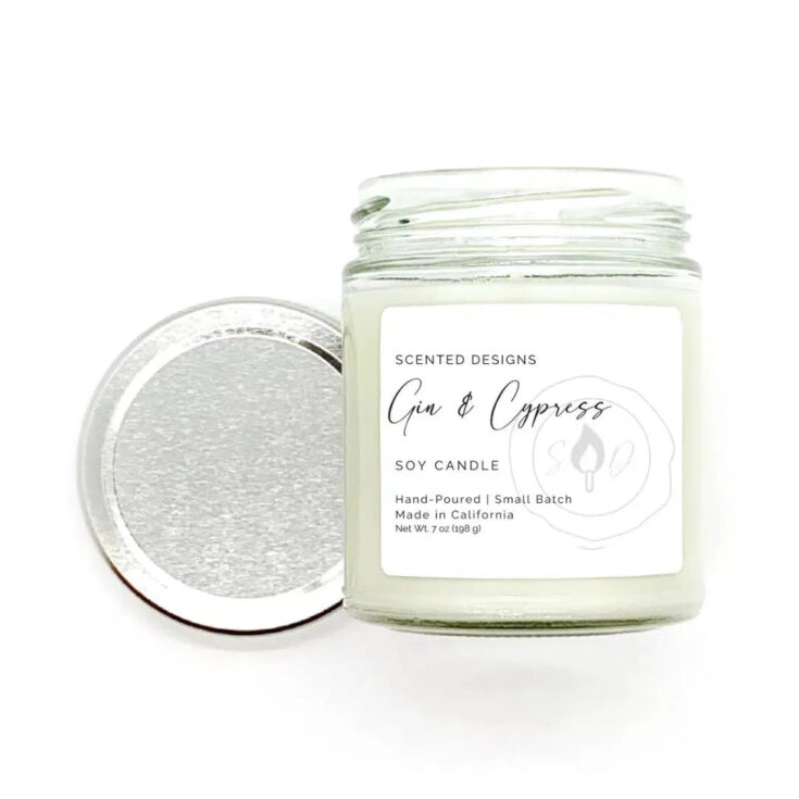 Image for Gin & Cypress Soy Candle -Scented Designs