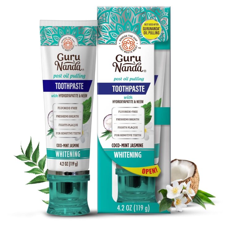 Image for Fluoride-Free Whitening Toothpaste- Guru Nanda