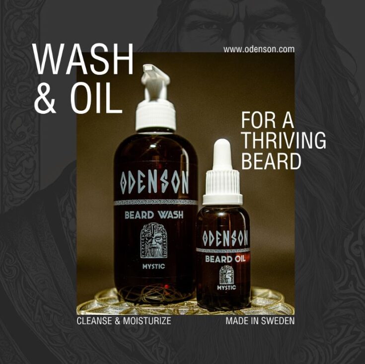 Odenson beard wash and oil