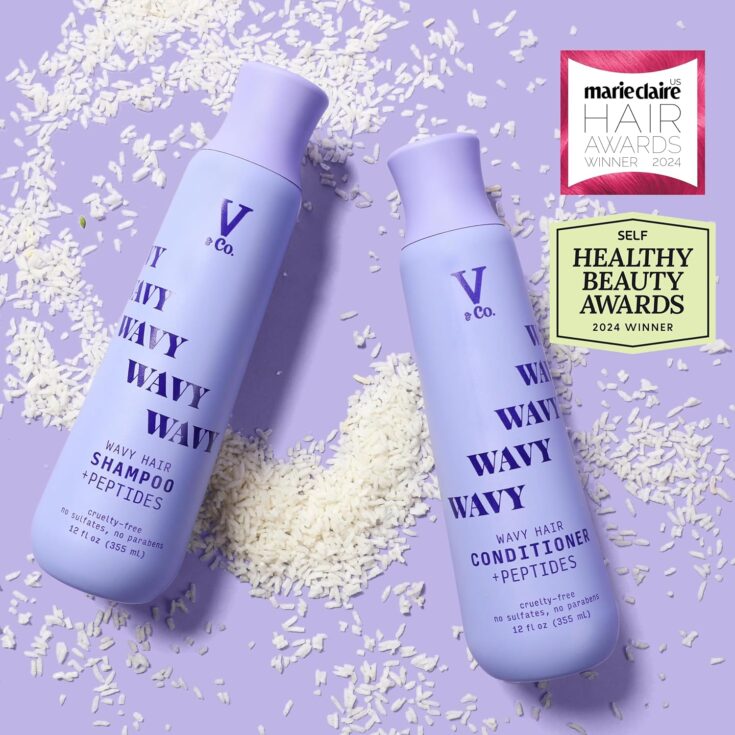 V&Co Wavy Shampoo and Conditioner Set