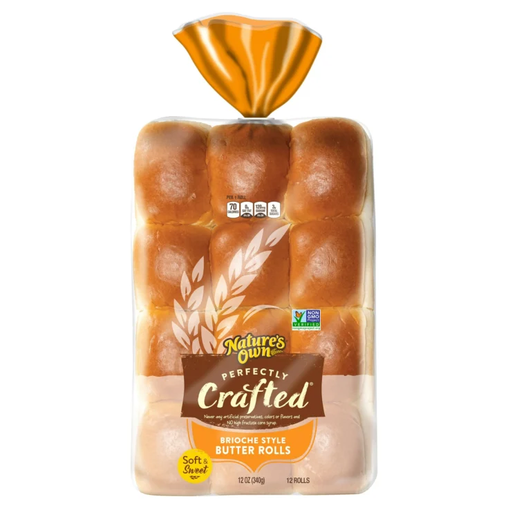 Image for Nature's Own- Butter Brioche Rolls 