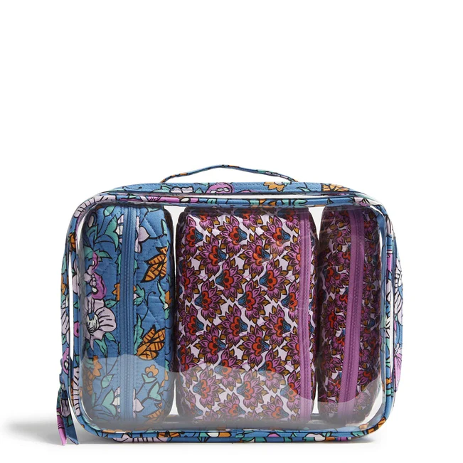 Vera Bradley Outlet 4-Piece Cosmetic Set