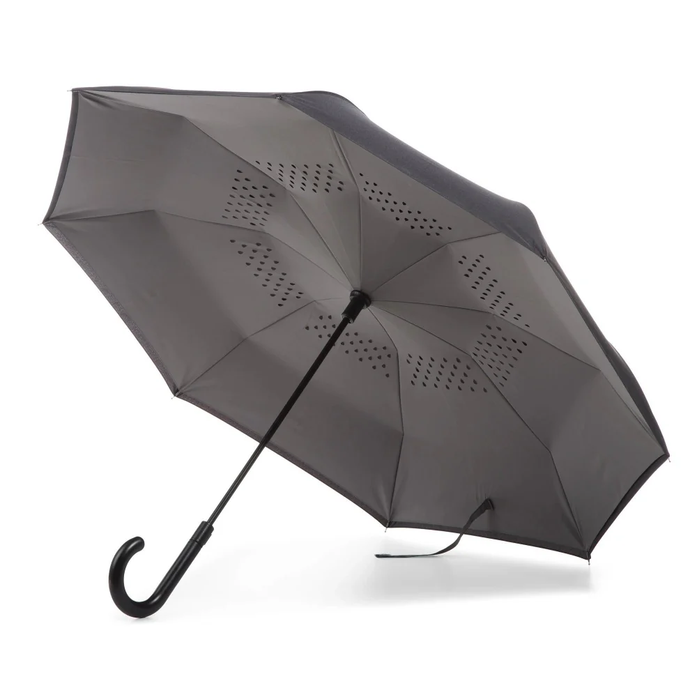 totes Stick Reverse-Close Umbrella with Under-Canopy Print back to school