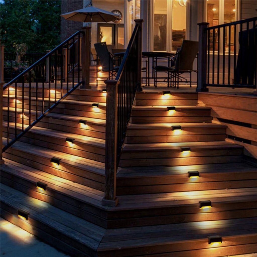 Solar LED Deck and Step Lights