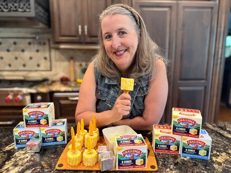 Melissa with butter hacks