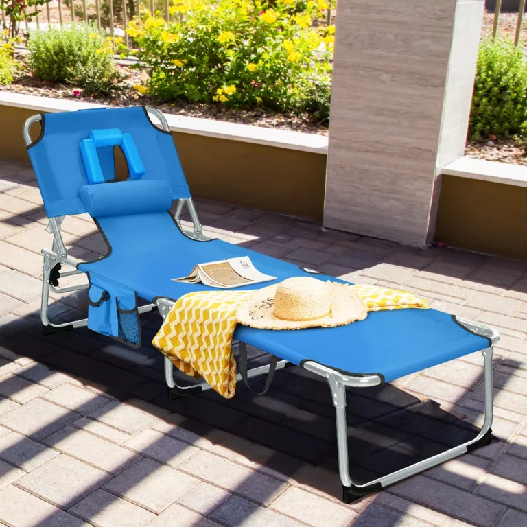 Tangkula beach lounge chair