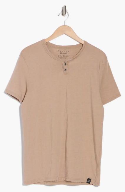 Lucky Brand notch neck tee
