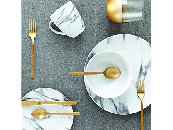 marble dinnerware