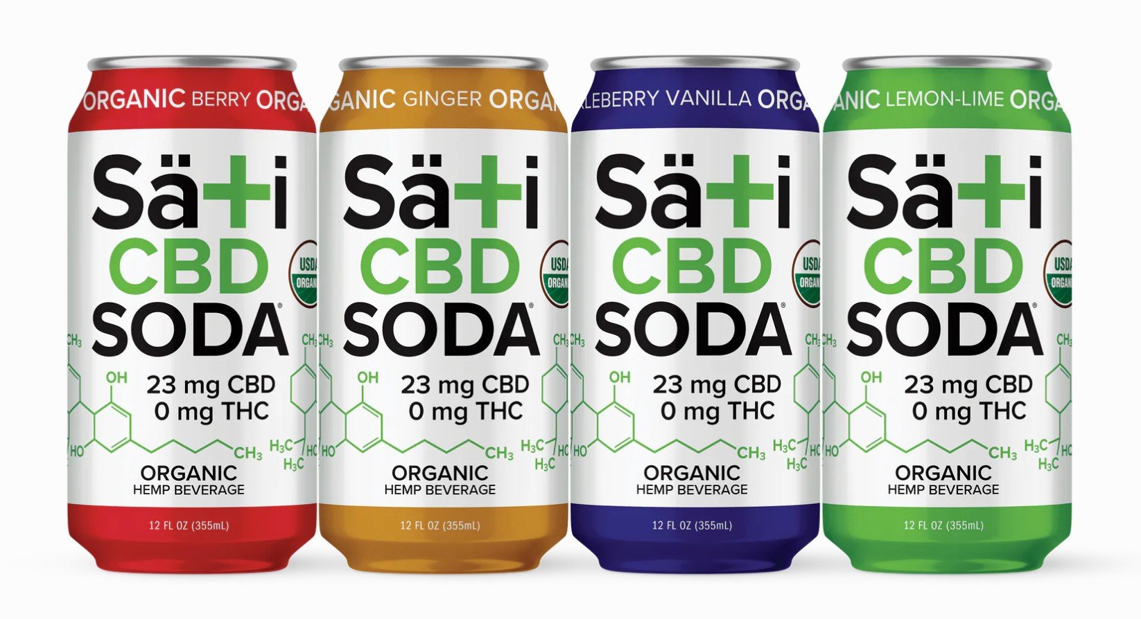 Sati Soda’s 12‑Pack CBD Variety Case hot picks