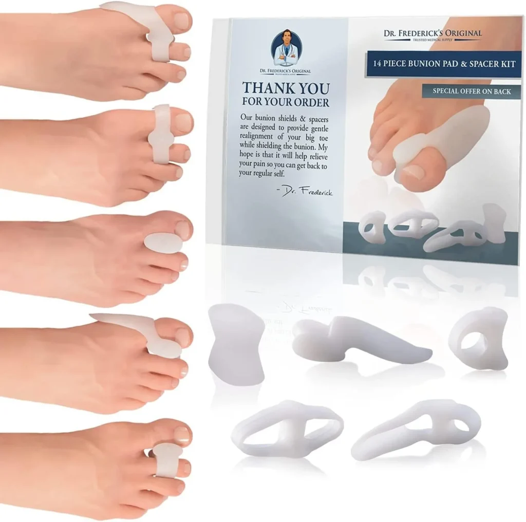 Dr. Frederick's Original 14-Piece Bunion Corrector Kit