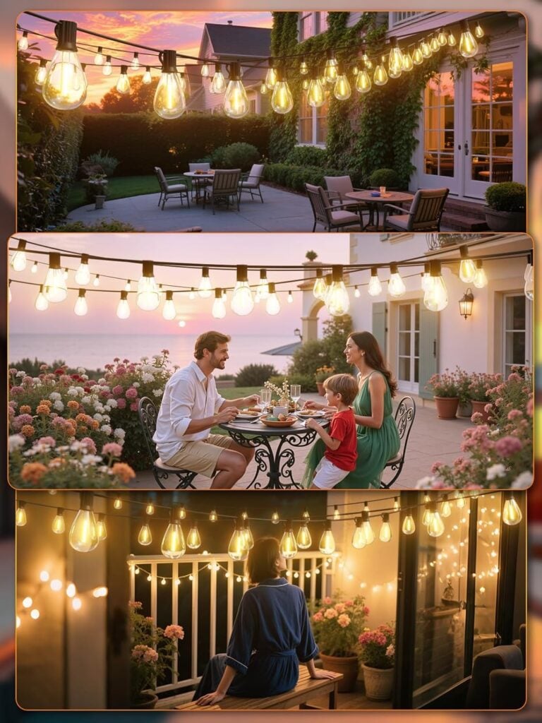 outdoor string lights