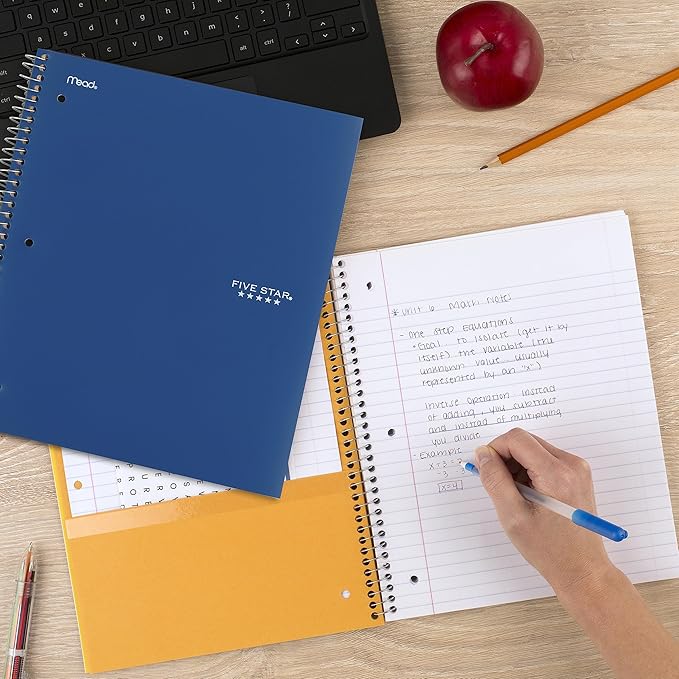 Five Star Spiral Notebook + Study App