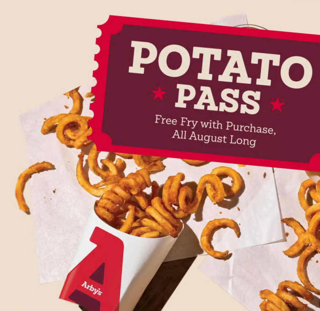 Arby’s App Potato Pass