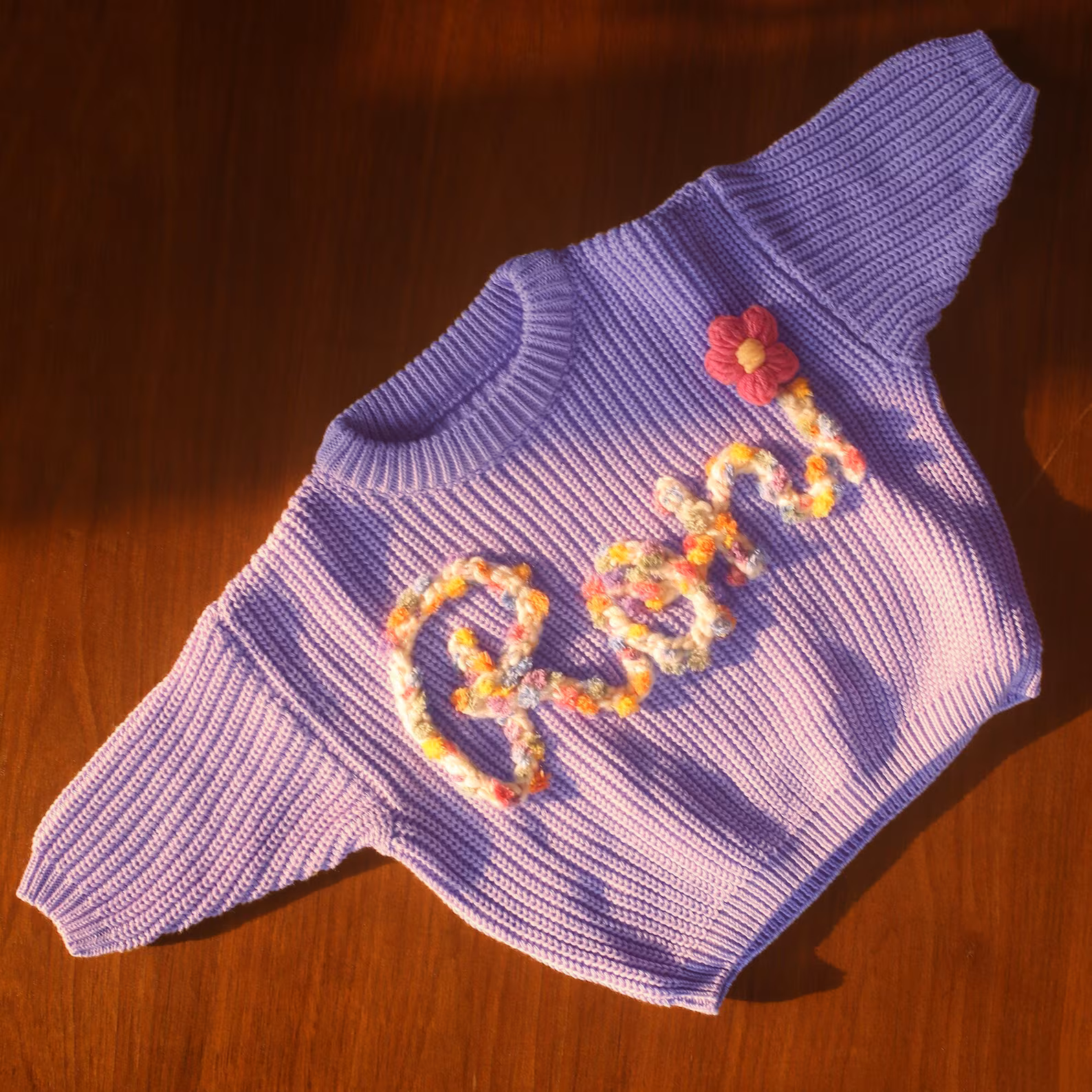 Personalized Baby Name Sweater