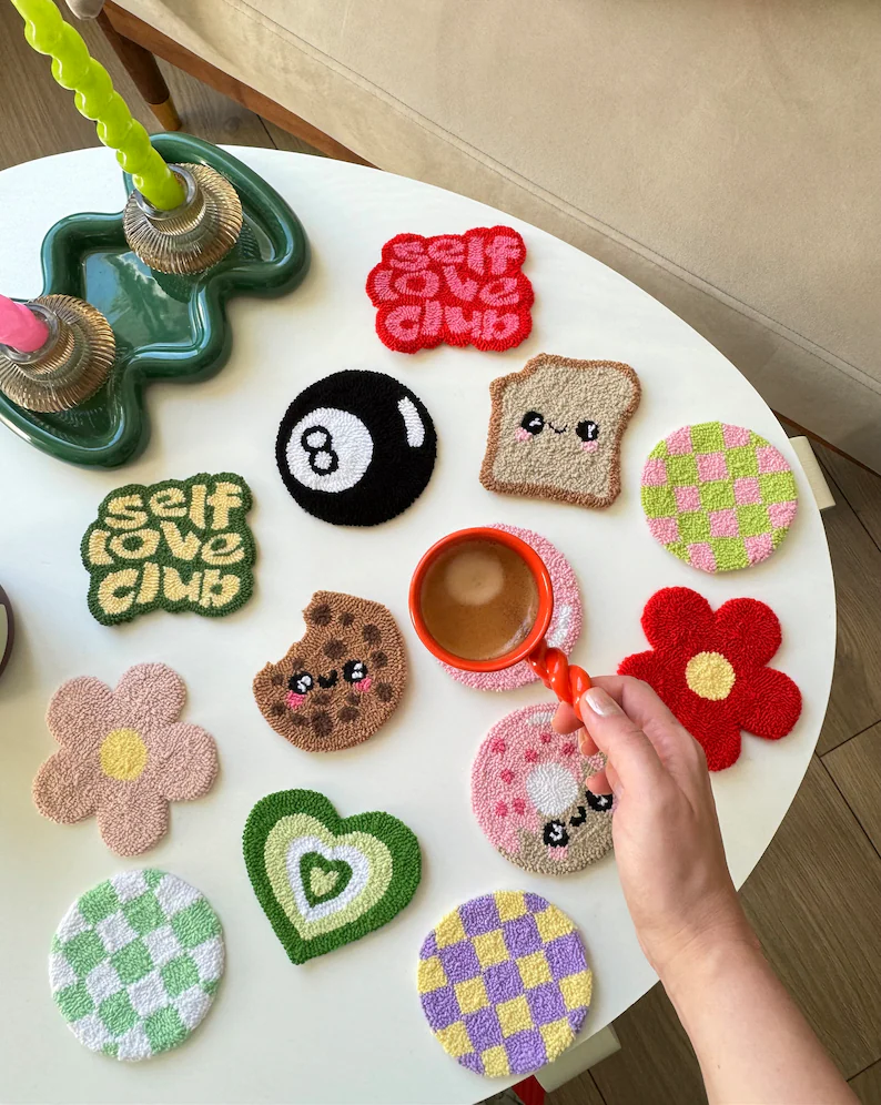 tufted mug rugs