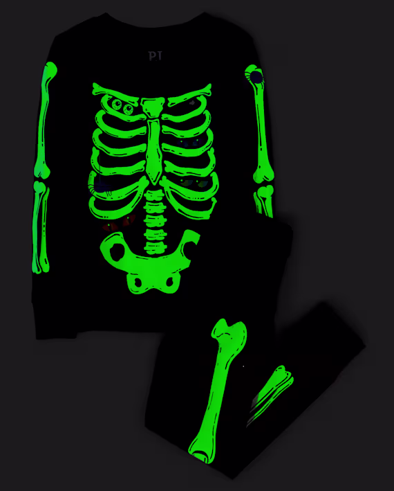 Matching Family Glow Skeleton Pajamas