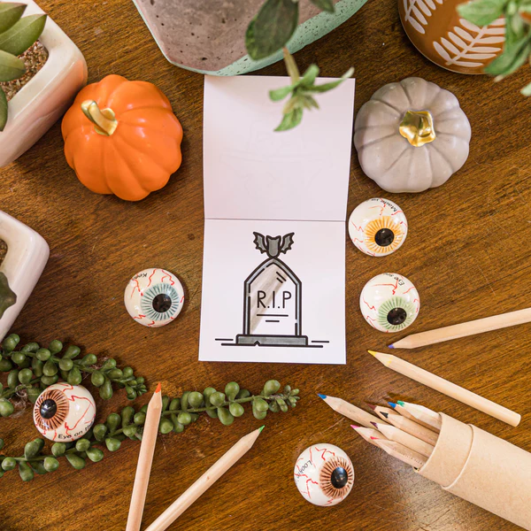 Halloween Mini Coloring Book for fall gifts