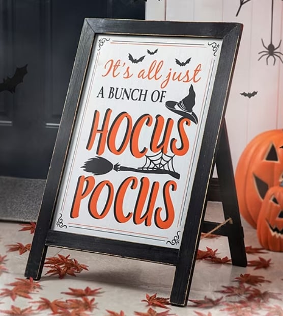 Halloween porch decor